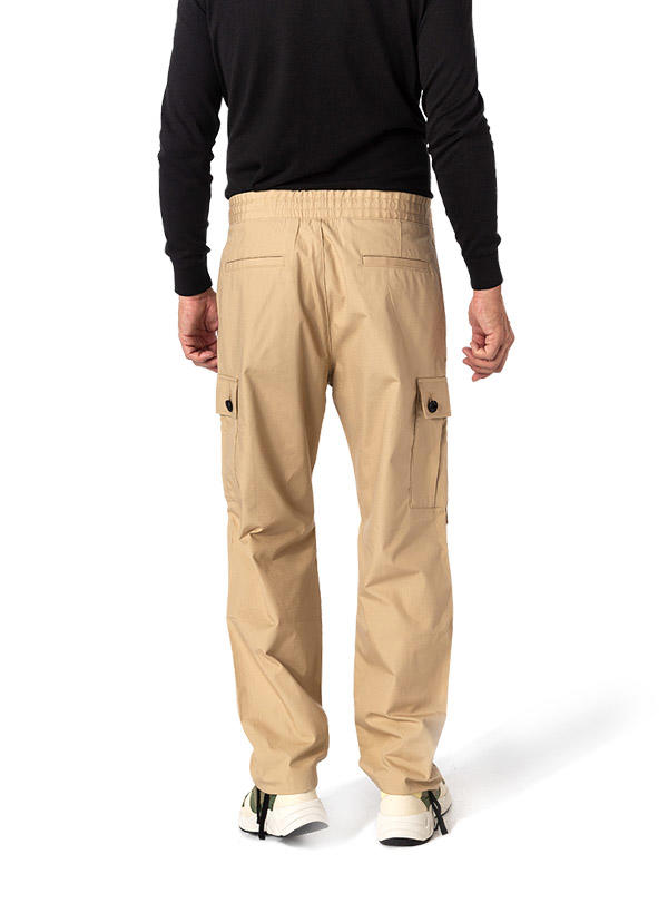 HUGO, Cargohose, Baumwolle, mittelbeige