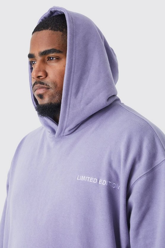 Plus kastiger Oversize Hoodie
