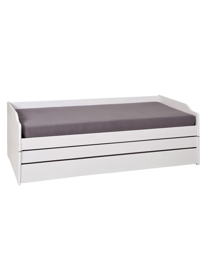 ebuy24 Bett Lotved Weiß 97 x 209 cm günstig kaufen onesize