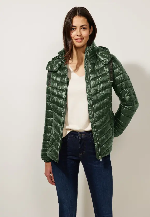Street One Kurze Steppjacke mit Kapuze