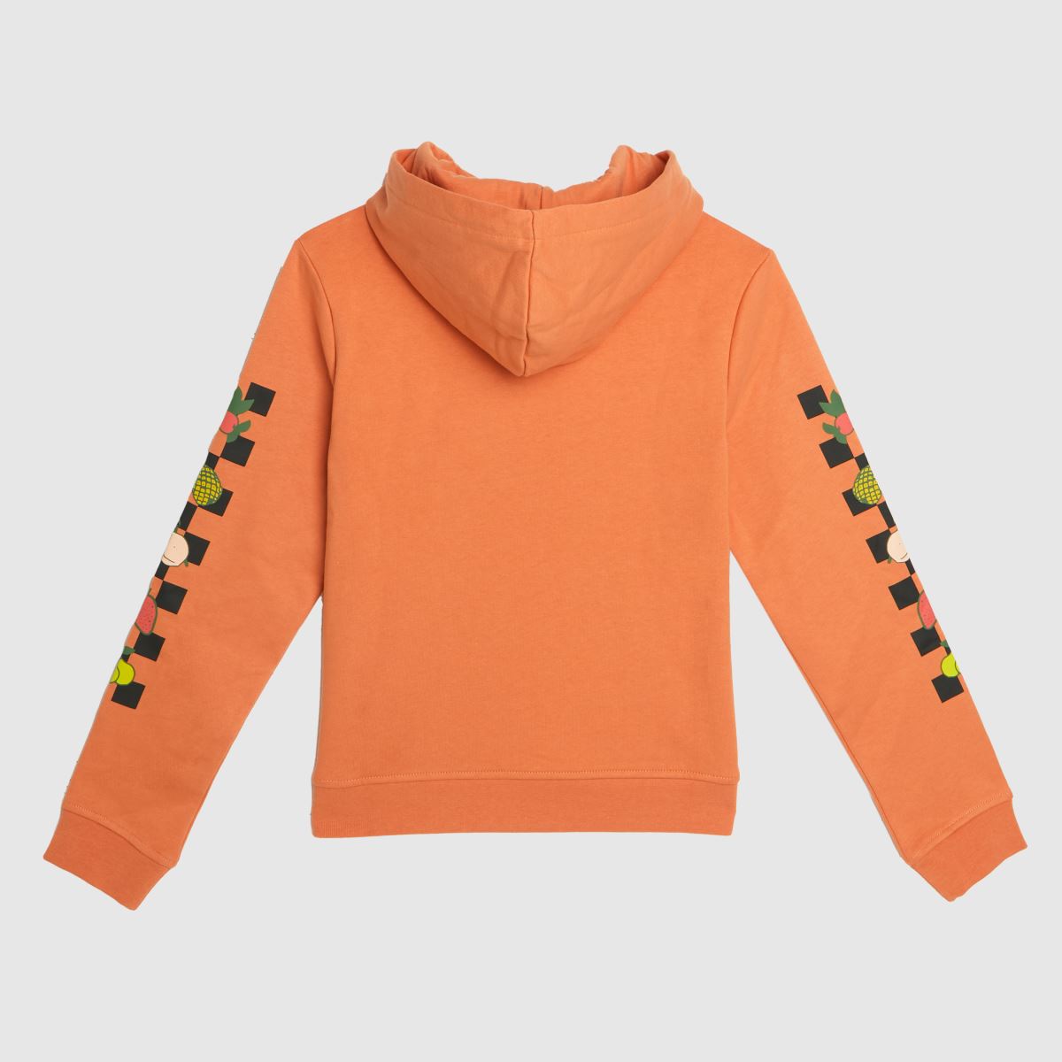 Vans – Orange huvtröja med fruktmönster för barn