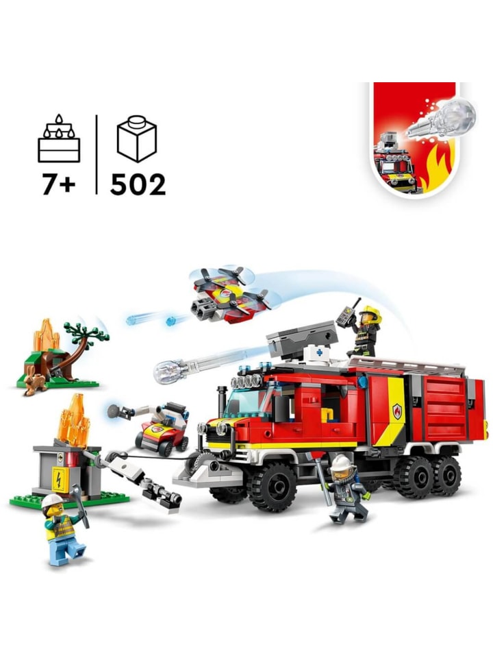 LEGO City Einsatzleitwagen der Feuerwehr in Mehrfarbig ab 7 Jahre günstig kaufen onesize