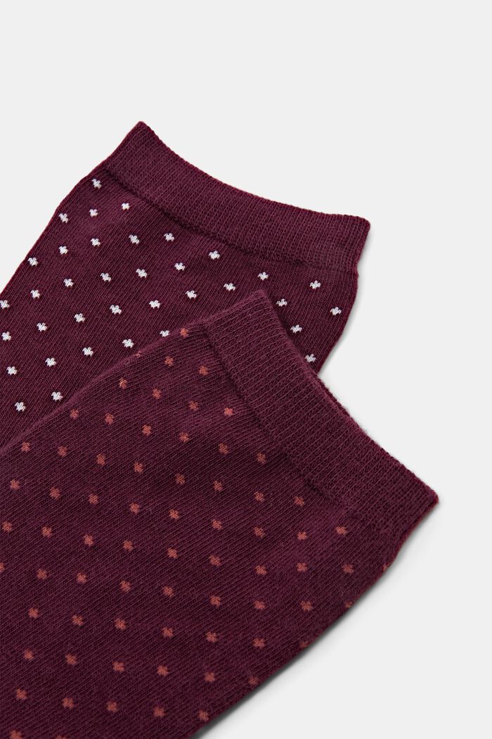 2er-Set Socken mit Polka Dots, Bio-Baumwolle