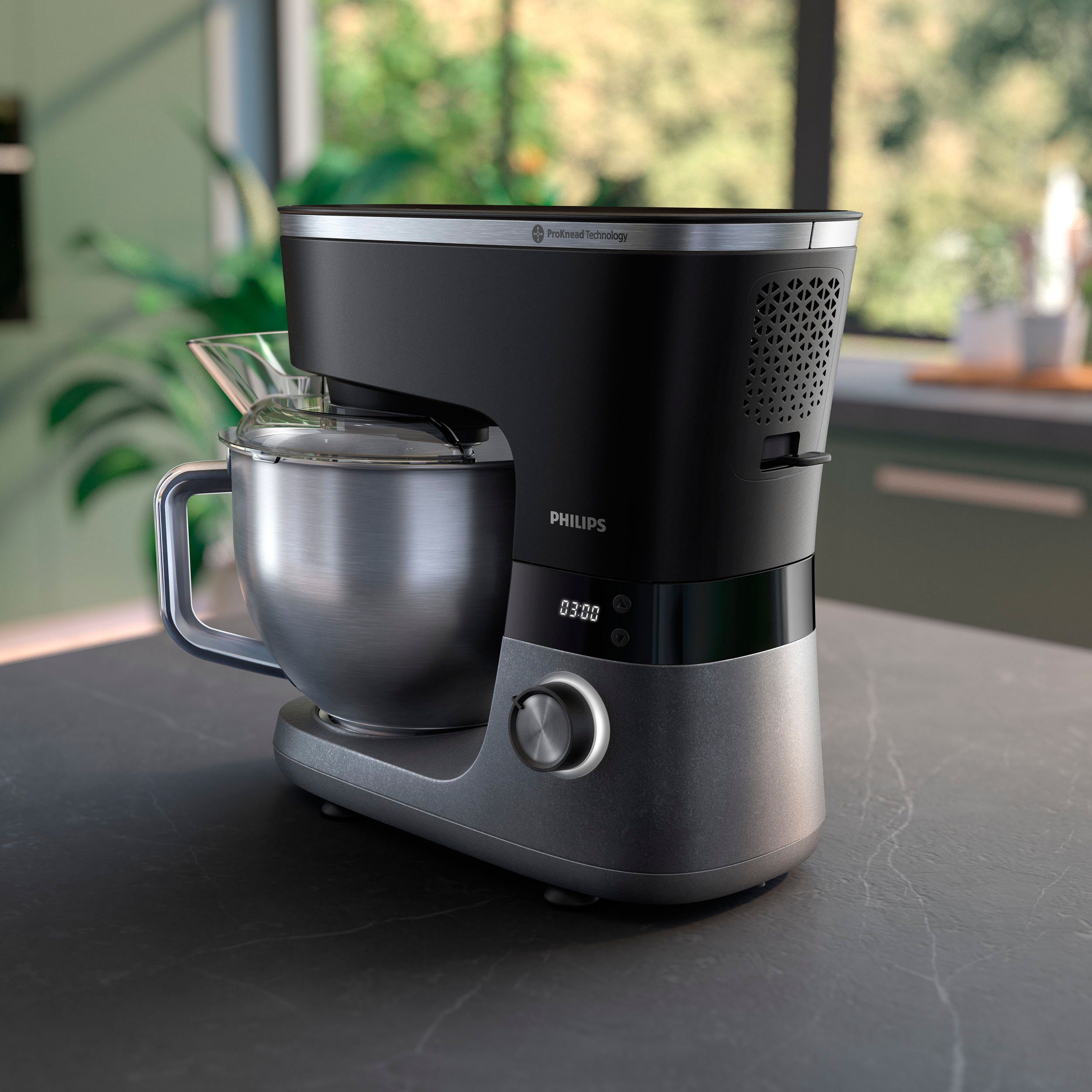 Philips Küchenmaschine HR7962/01, 1000 W, 5,5 l Schüssel