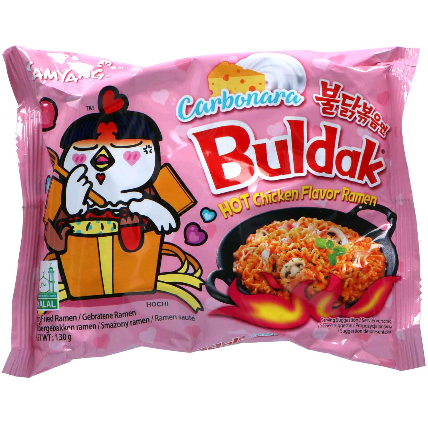 Samyang Buldak Ramen Hot Chicken Carbonara 5x130g