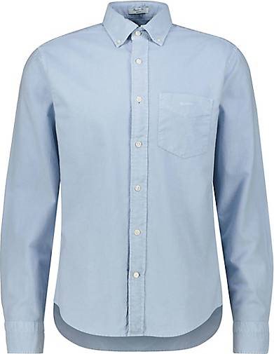 GANT Herren Hemd aus Baumwolle BRUSHED OXFORD SHIRT Regular Fit Langarm