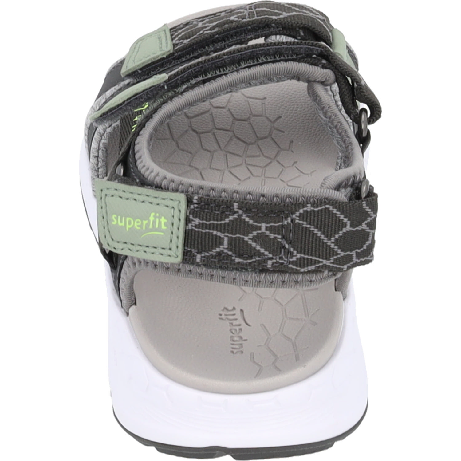 Superfit CRISS CROS 00580, Sandalen (Kinder), Kinder, GRAU/HELLGRAU