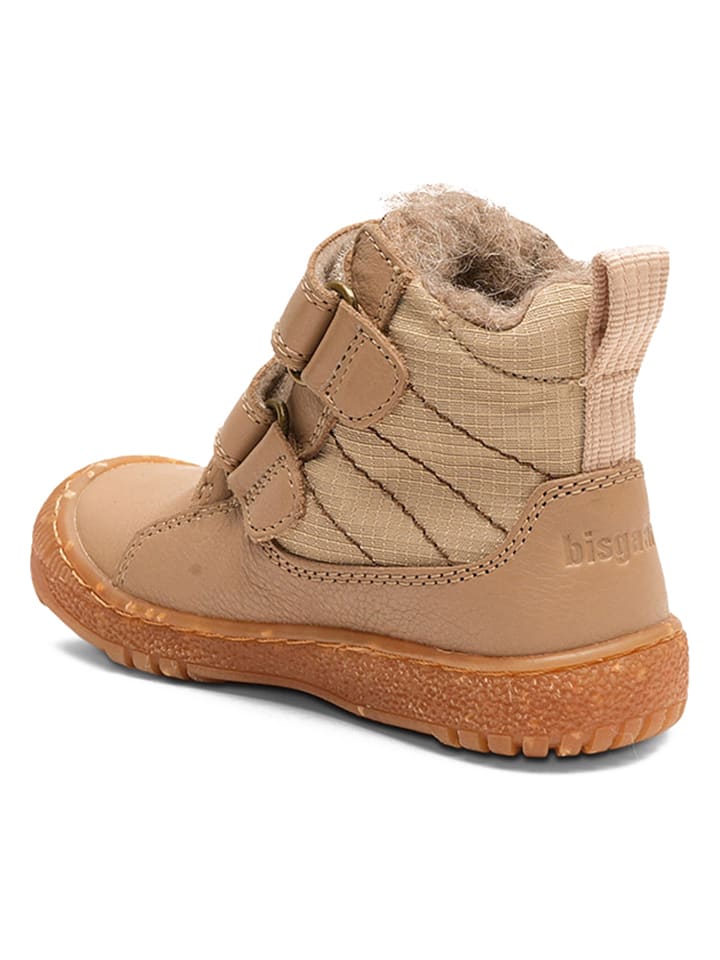 bisgaard Leder-Winterboots in Beige günstig kaufen