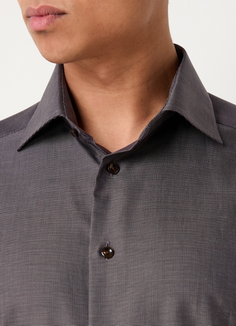 Košile Eton Slim fit s mikrovzorem