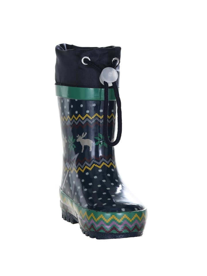 Playshoes Gummistiefel Norweger gefüttert in Marine günstig kaufen