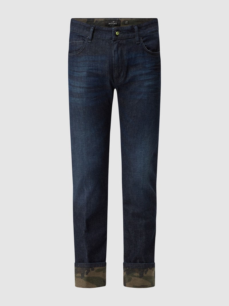 Regular Fit Jeans mit Stretch-Anteil Modell 'Harris' in dunkelblau