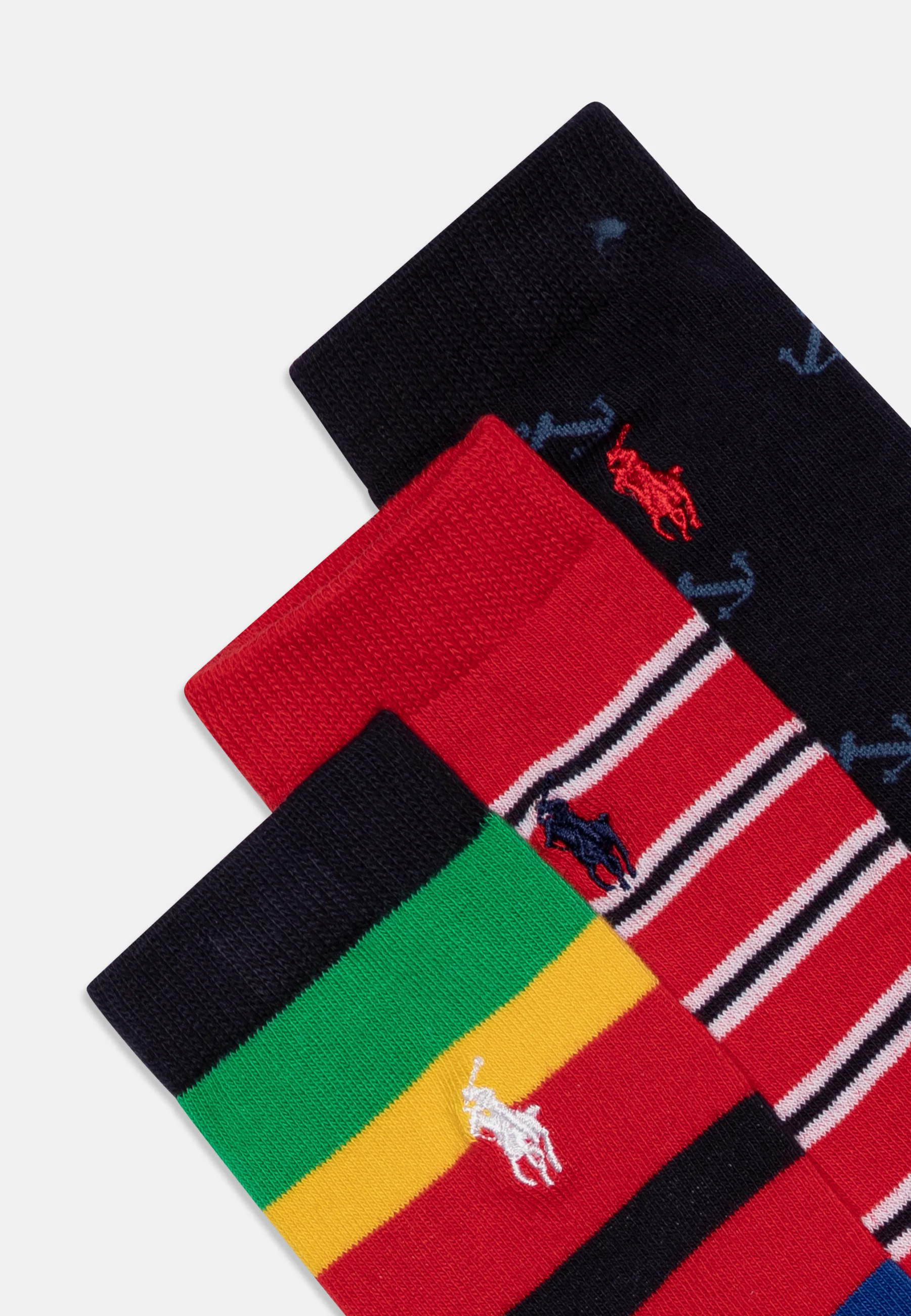 Calcetines Polo Ralph Lauren American Crew Unisex Pack de 3