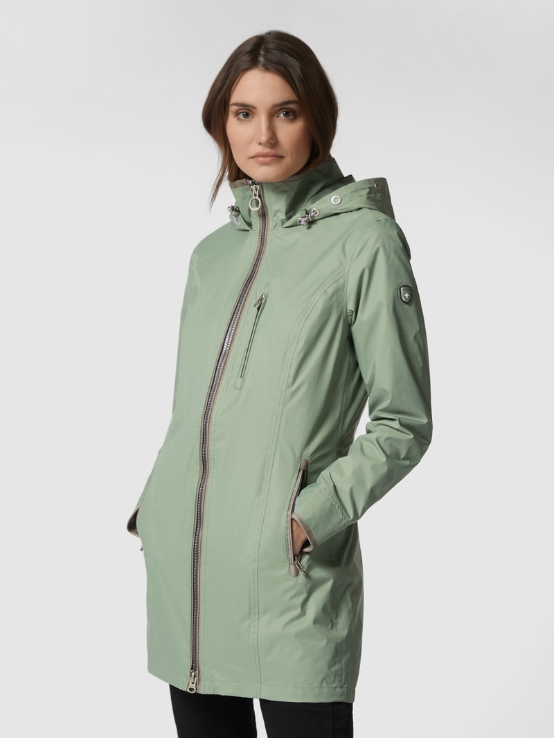 Funktionsjacke mit Kapuze Modell 'Westside' in grün