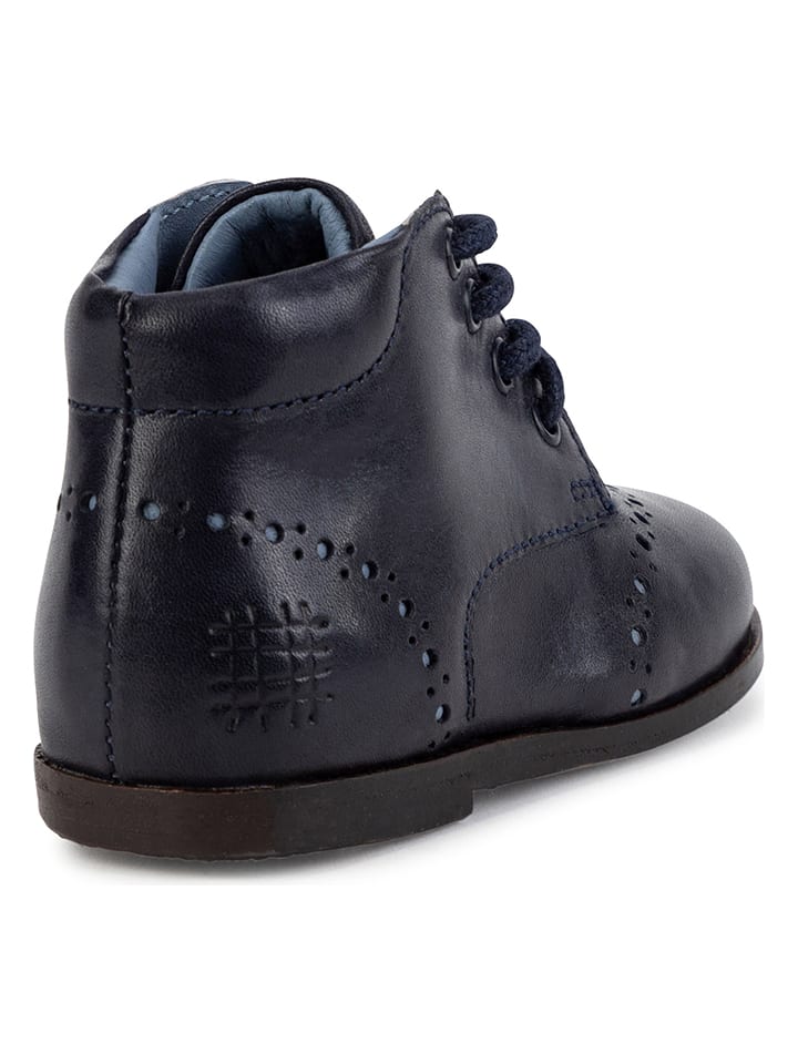 Carrément beau Leder-Schnürschuhe in Schwarz günstig kaufen