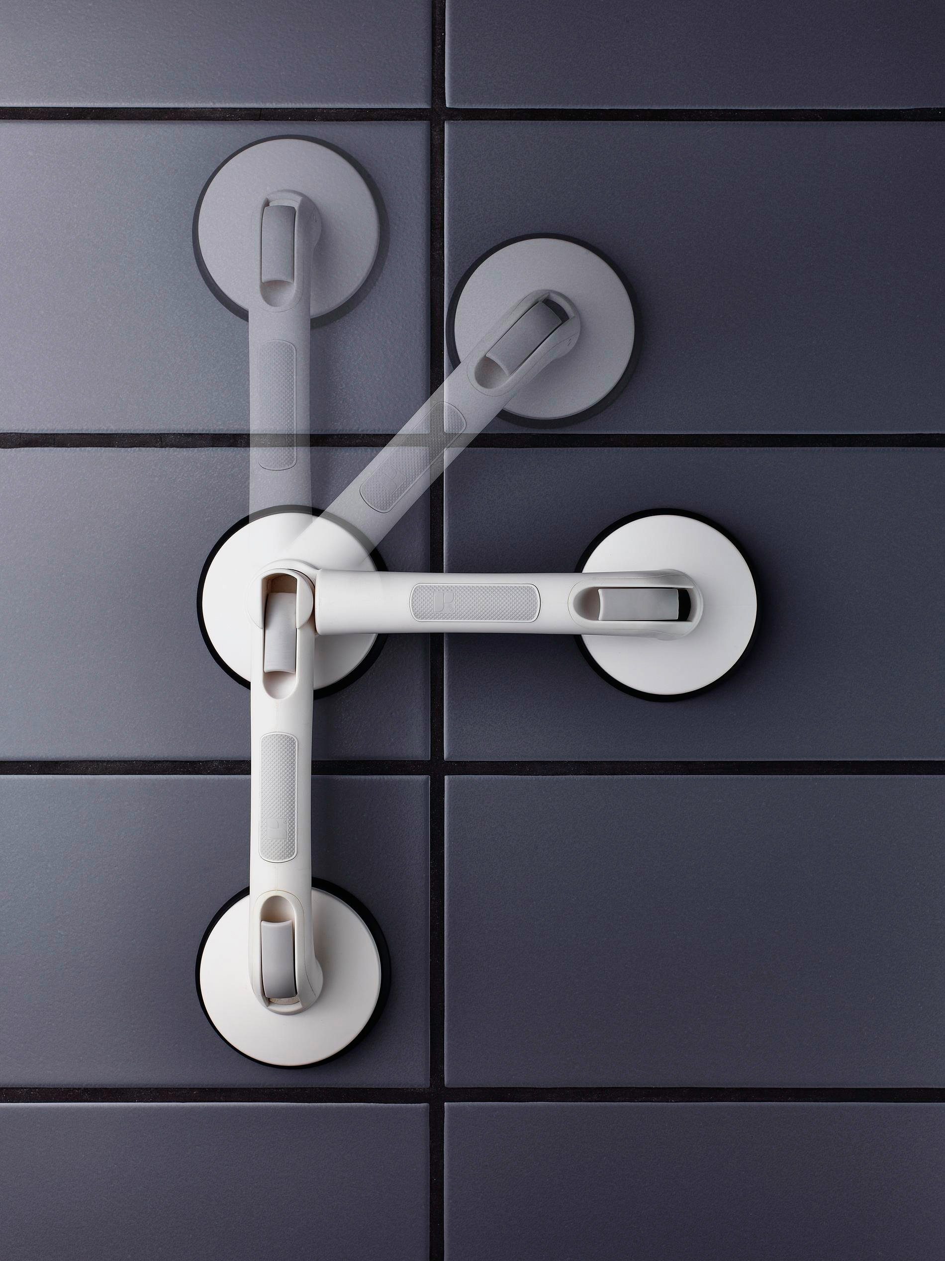 Ridder Haltegriff Premium, belastbar bis 120 kg, Winkel-Sauggriff