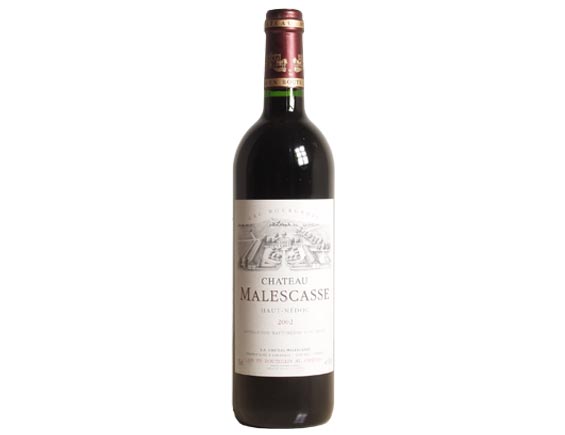 Château Malescasse Rouge 2002, Cru Bourgeois Bordeaux Haut-Médoc