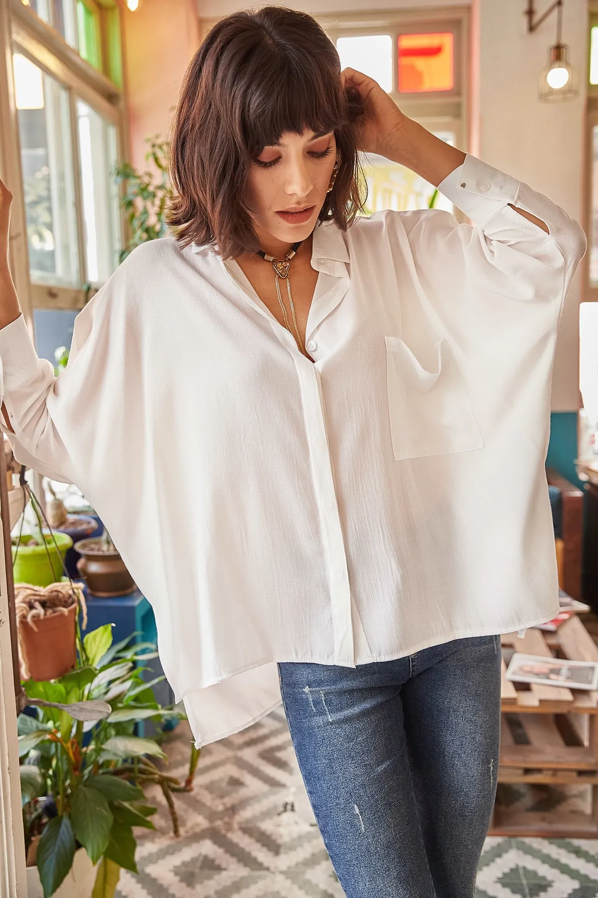 Olalook  Hemd - Weiß - Regular Fit