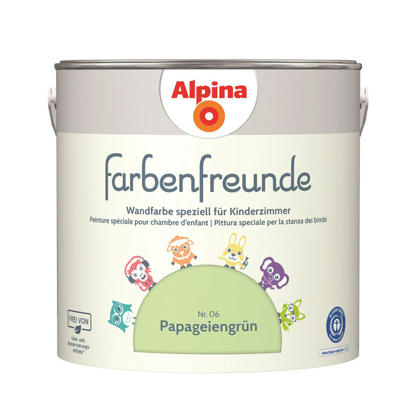 Farbenfreunde No. 6 Papageiengrün, 2,5l