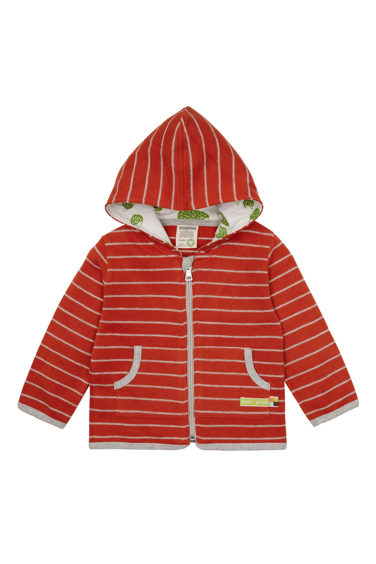 loud + proud  Strickweste - Rot - Regular Fit