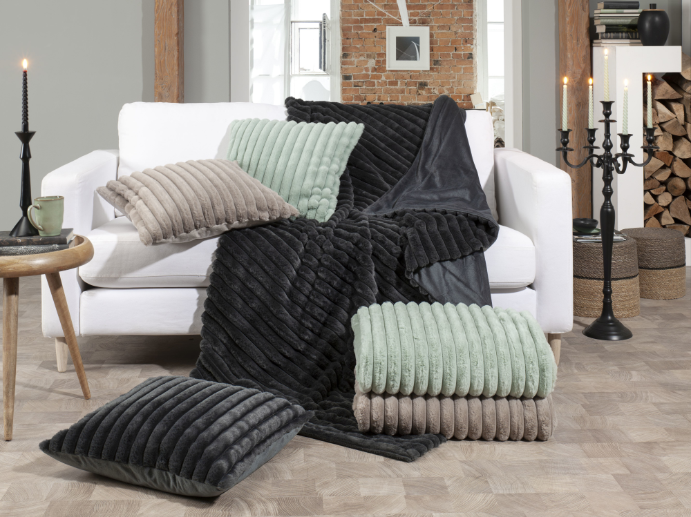 Wohndecke Giuliano taupe