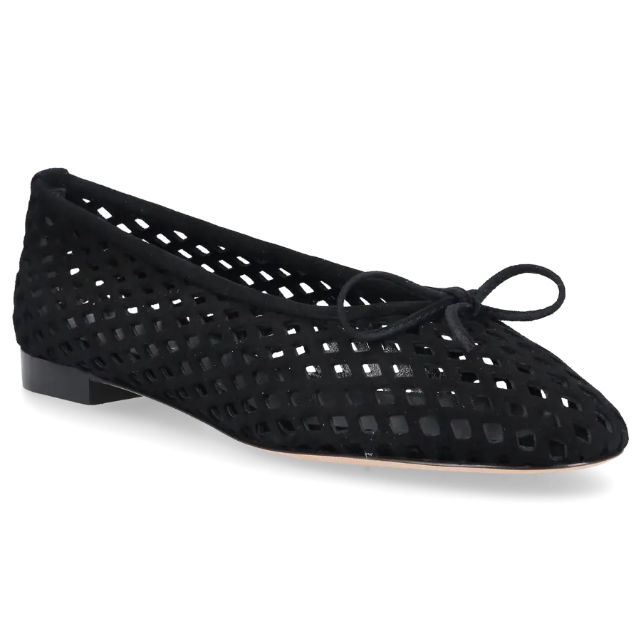 Unützer - Ballerinas 942100 Nubukleder - schwarz