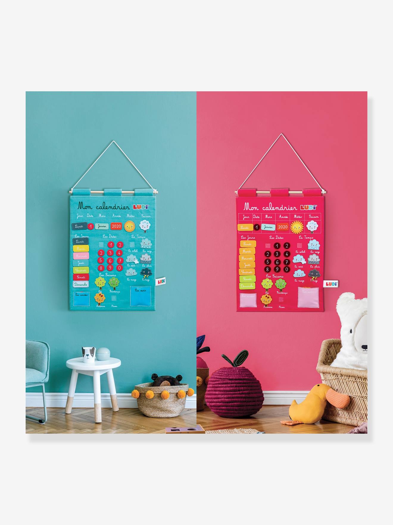 Ludi Kinder Lernkalender LUDI - blau