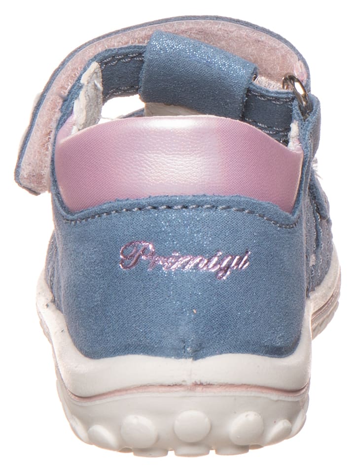 Primigi Leder-Halbsandalen in Blau/ Rosa günstig kaufen