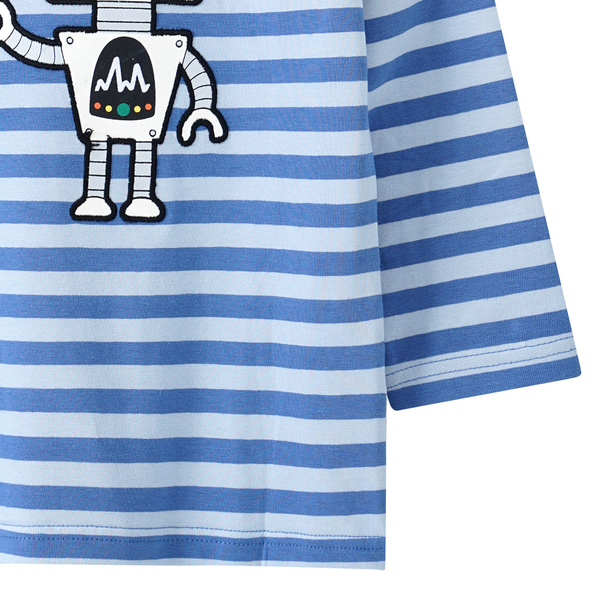 Kinder Langarmshirt mit Blockstreifen
