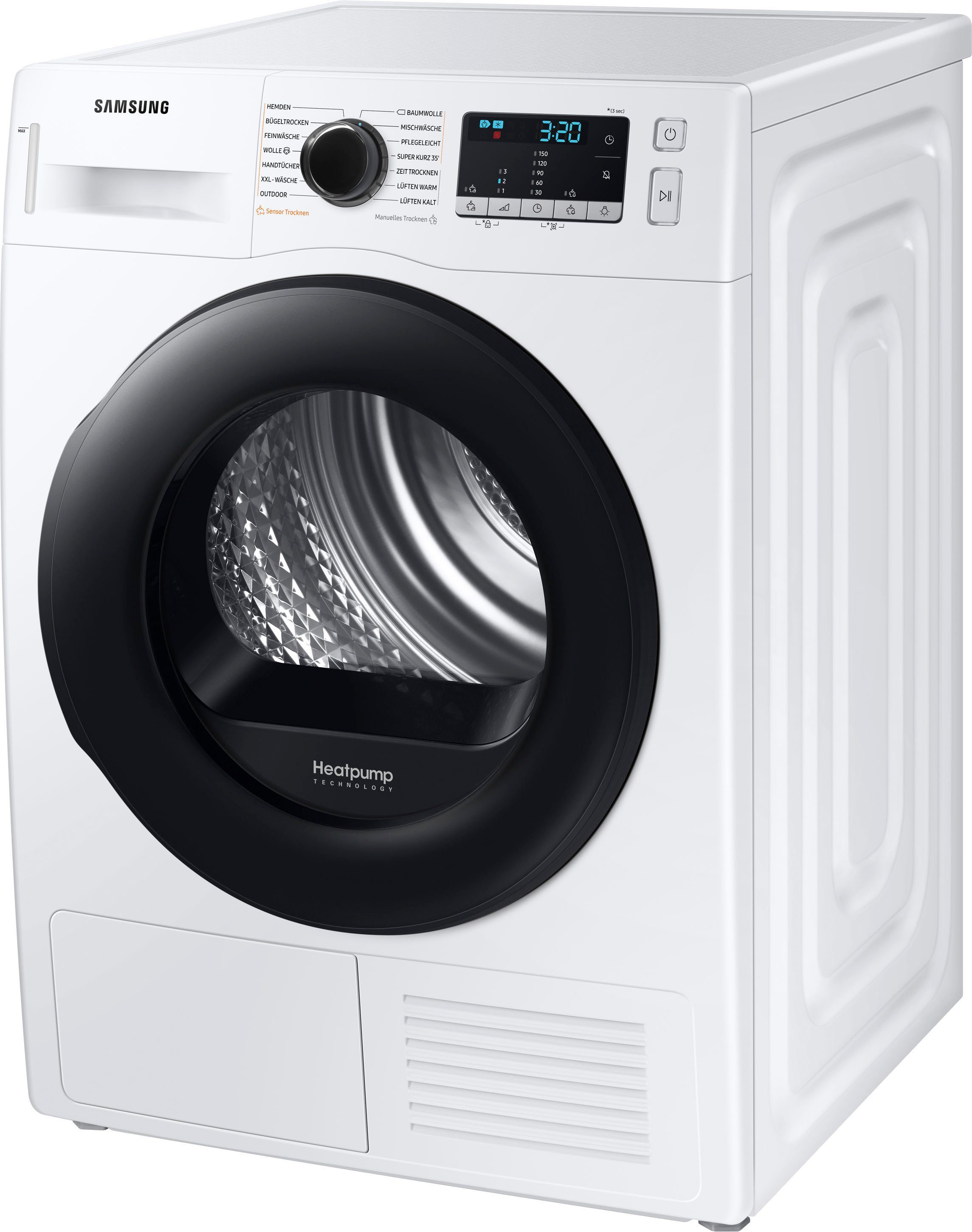 Samsung Wärmepumpentrockner DV81TA220AE/EG, 8 kg, Knitterschutz, 4 Jahre Garantie inklusive