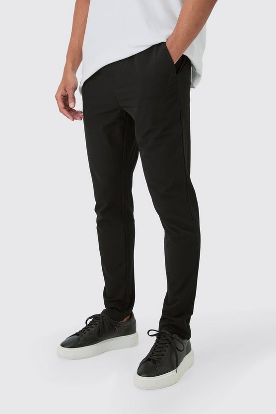 Slim-Fit Stretch-Hose mit elastischem Bund