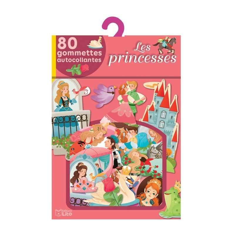 80 gommettes Les princesses - Lito