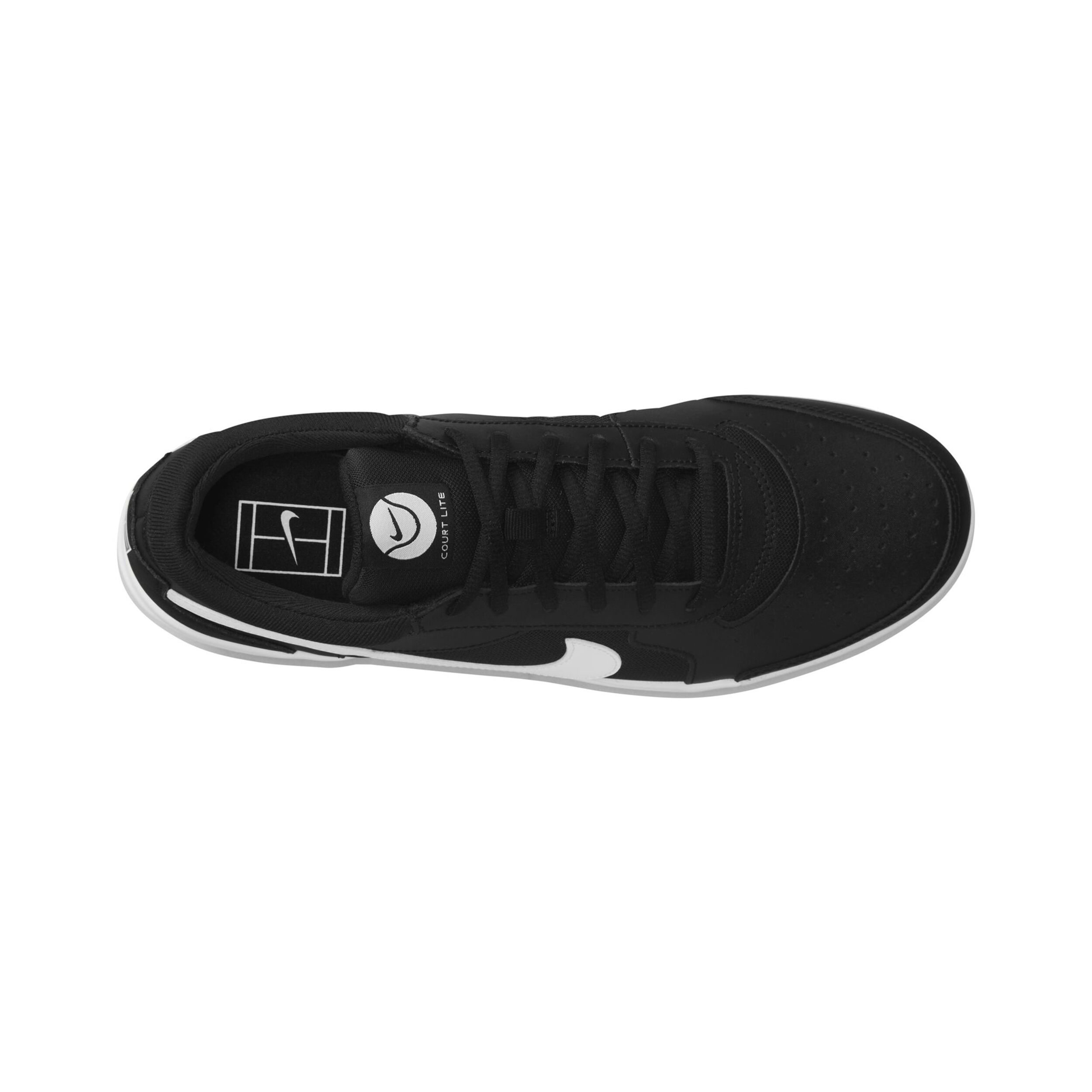 Zoom Court Lite 3 Allcourtschuh Kinder - Schwarz, Weiß