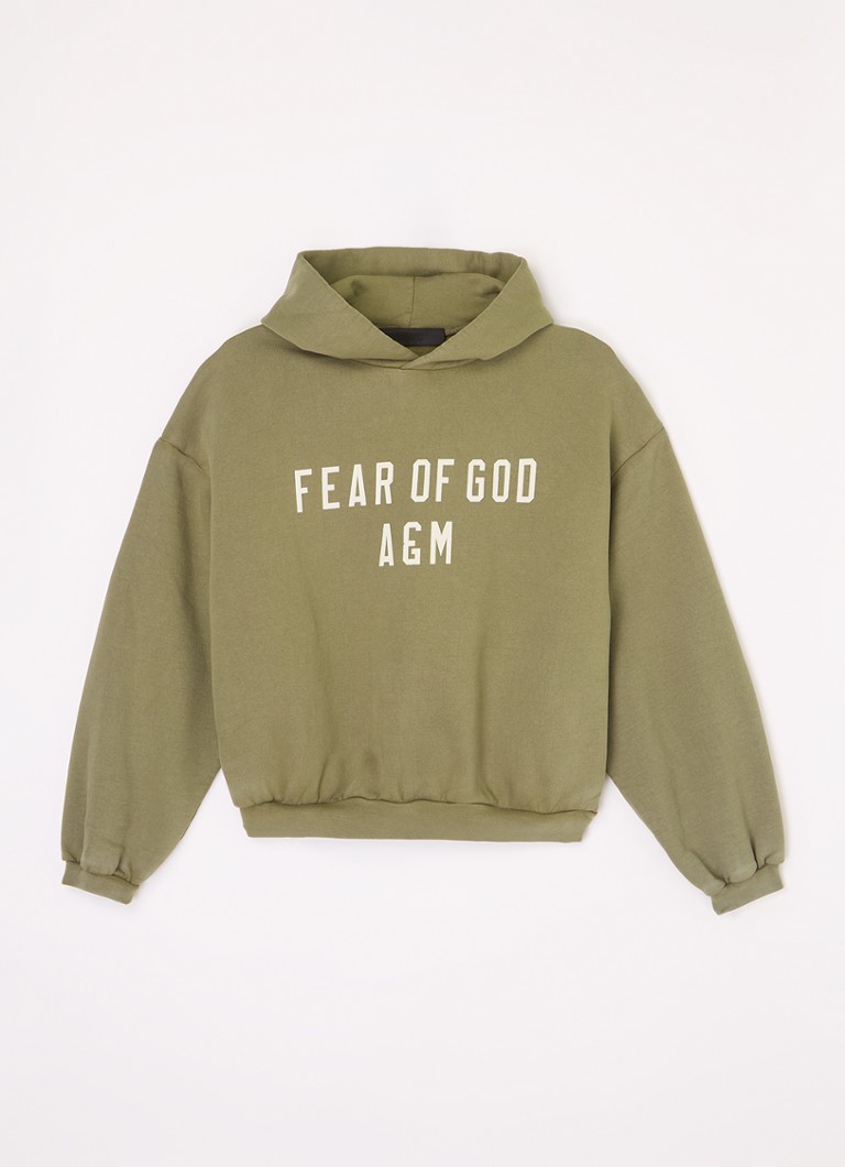 Hanorac cu imprimeu Fear of God Essentials mărime mare