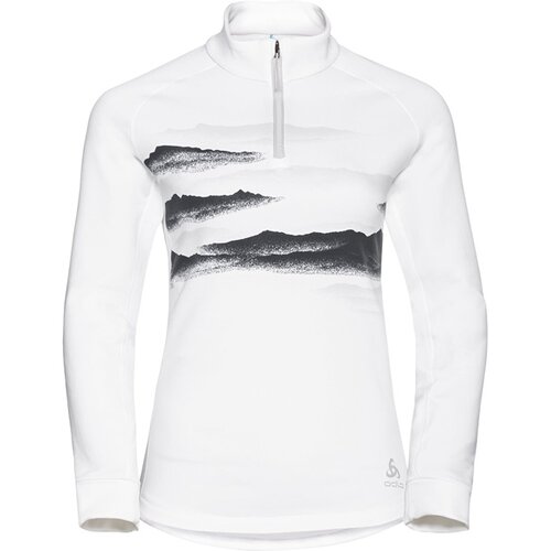 DAMEN ROLLI MID LAYER 1/2 ZIP BERRA GRAPHI