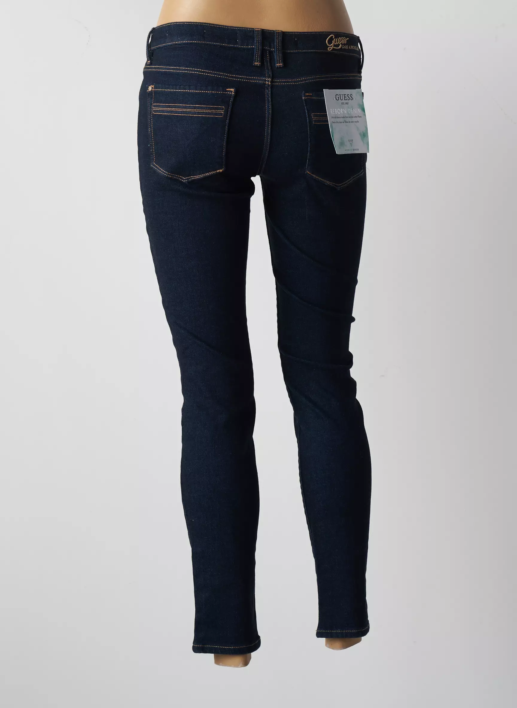 Guess Jeans Skinny Femme couleur bleu