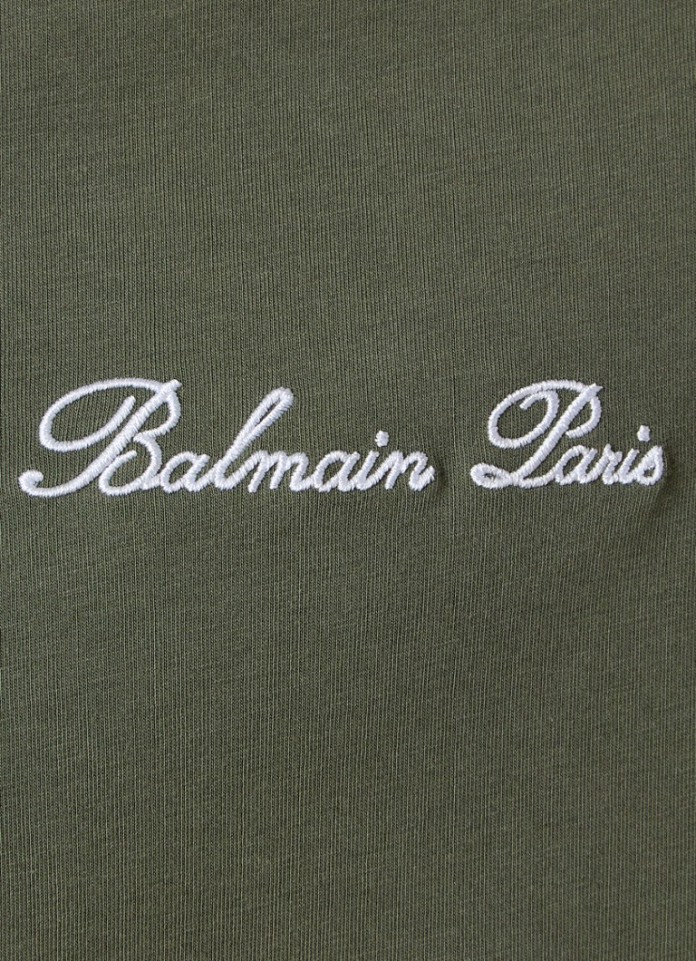 T-shirt Balmain Signature con logo