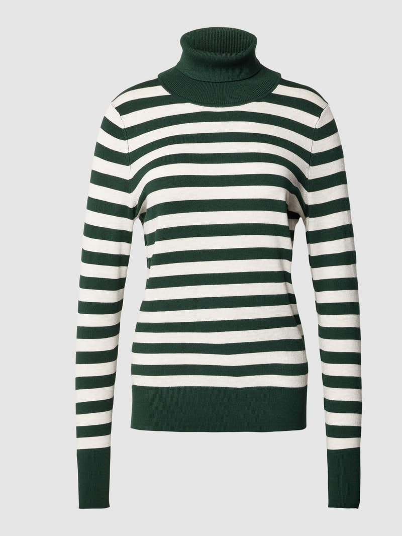 Longsleeve mit Rollkragen in bottle