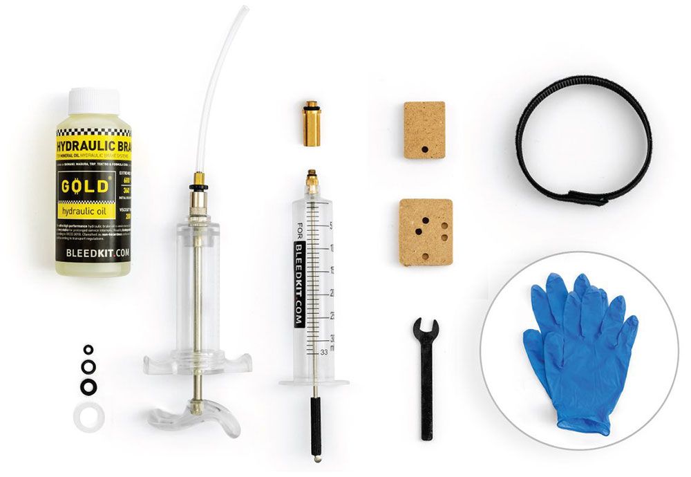 Bleedkit Entlüftungskit Workshop + Brake Fluid Gold 100ml - Shimano MTB / Road kaufen | Bike-Discount
