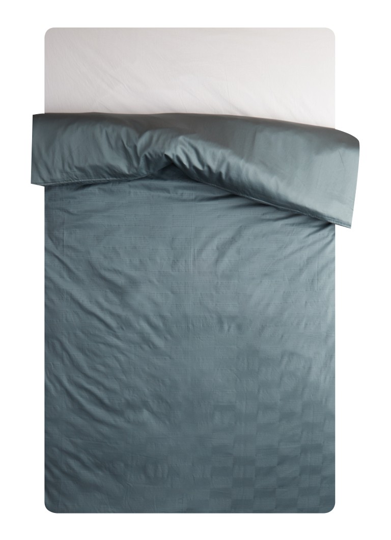 Olivier Desforges Damier duvet cover in 300TC cotton satin - pillowcases not included