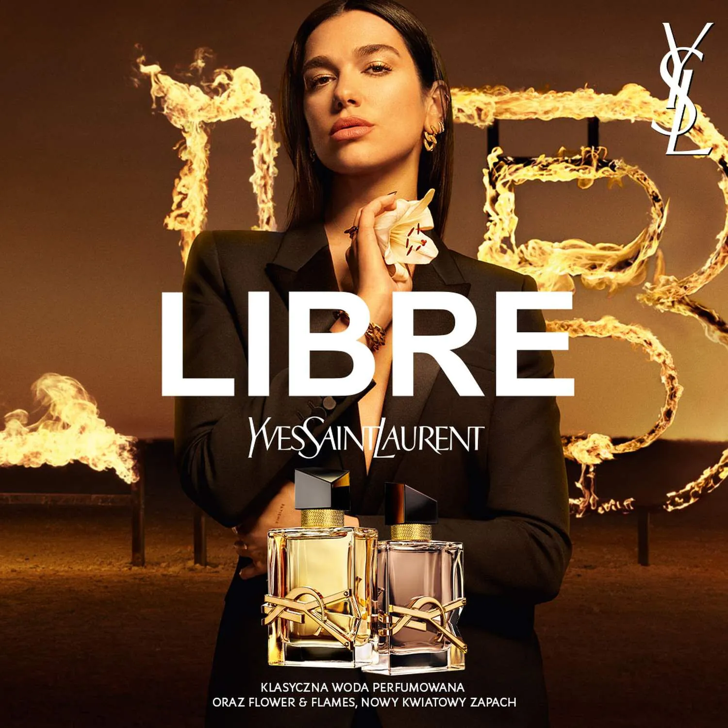 Yves Saint Laurent Libre Flowers & Flames parfumuotas vanduo moterims, 50 ml