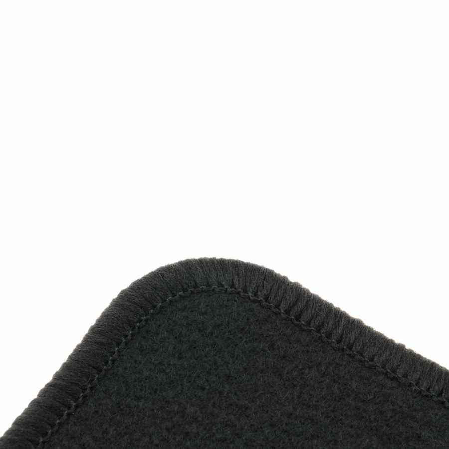 Textil-Fußmatten Colour-Line im 4-teiligem Set, schwarz - ATU