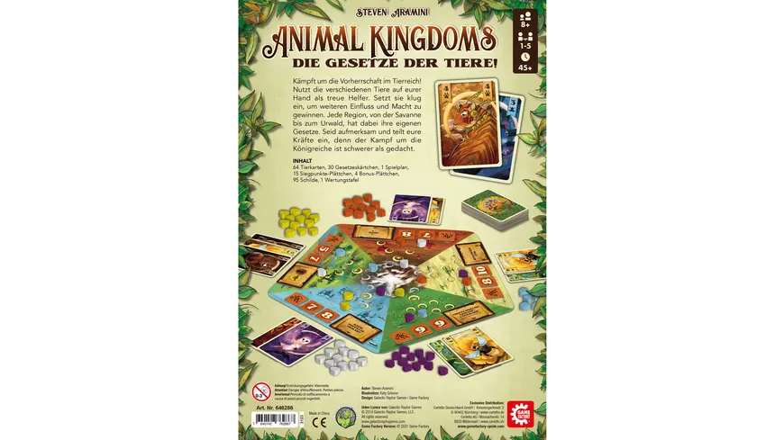 Game Factory - Animal Kingdoms - Die Gesetze der Tiere!