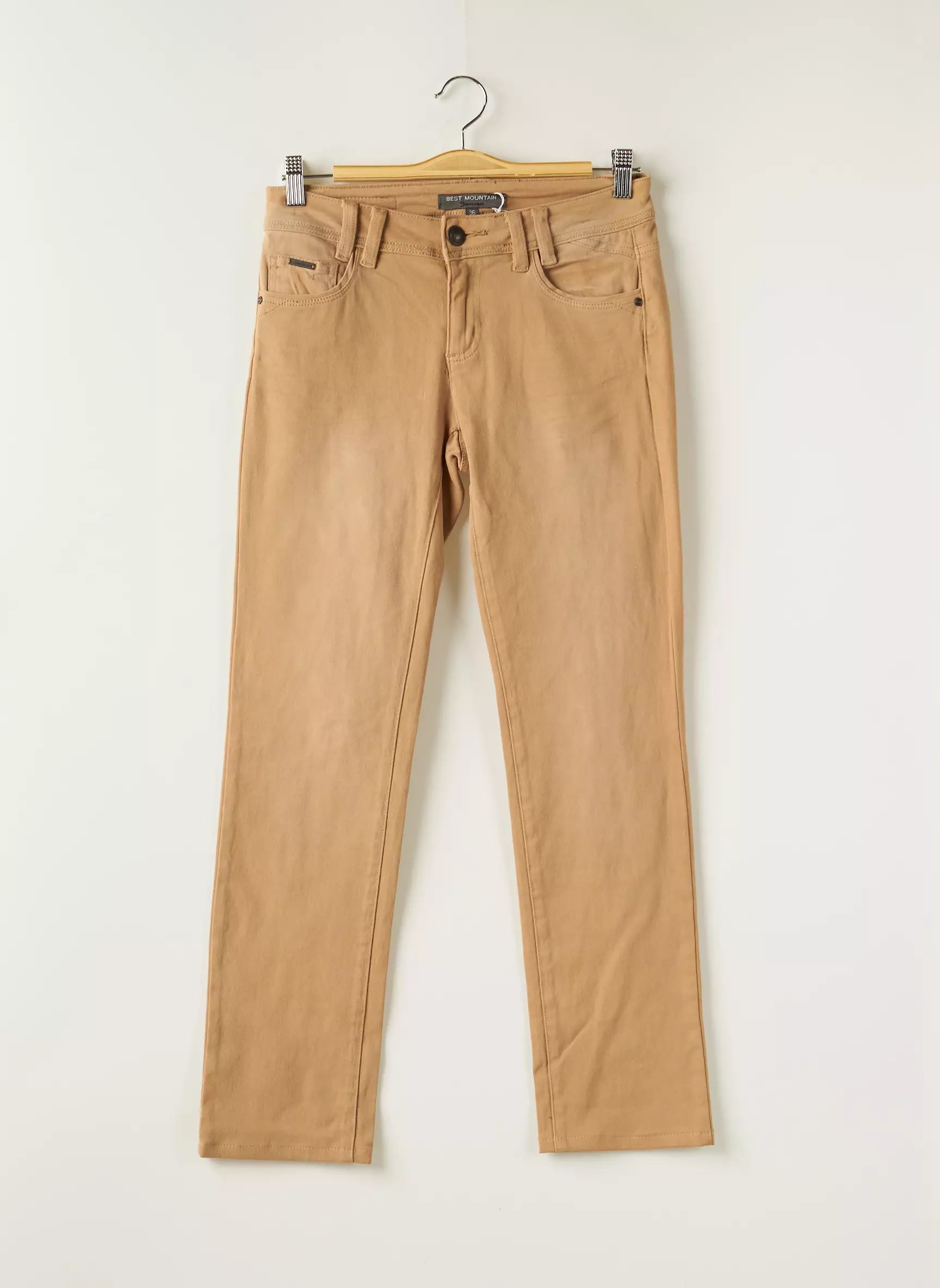 Best Mountain Pantalons Droits Femme couleur marron