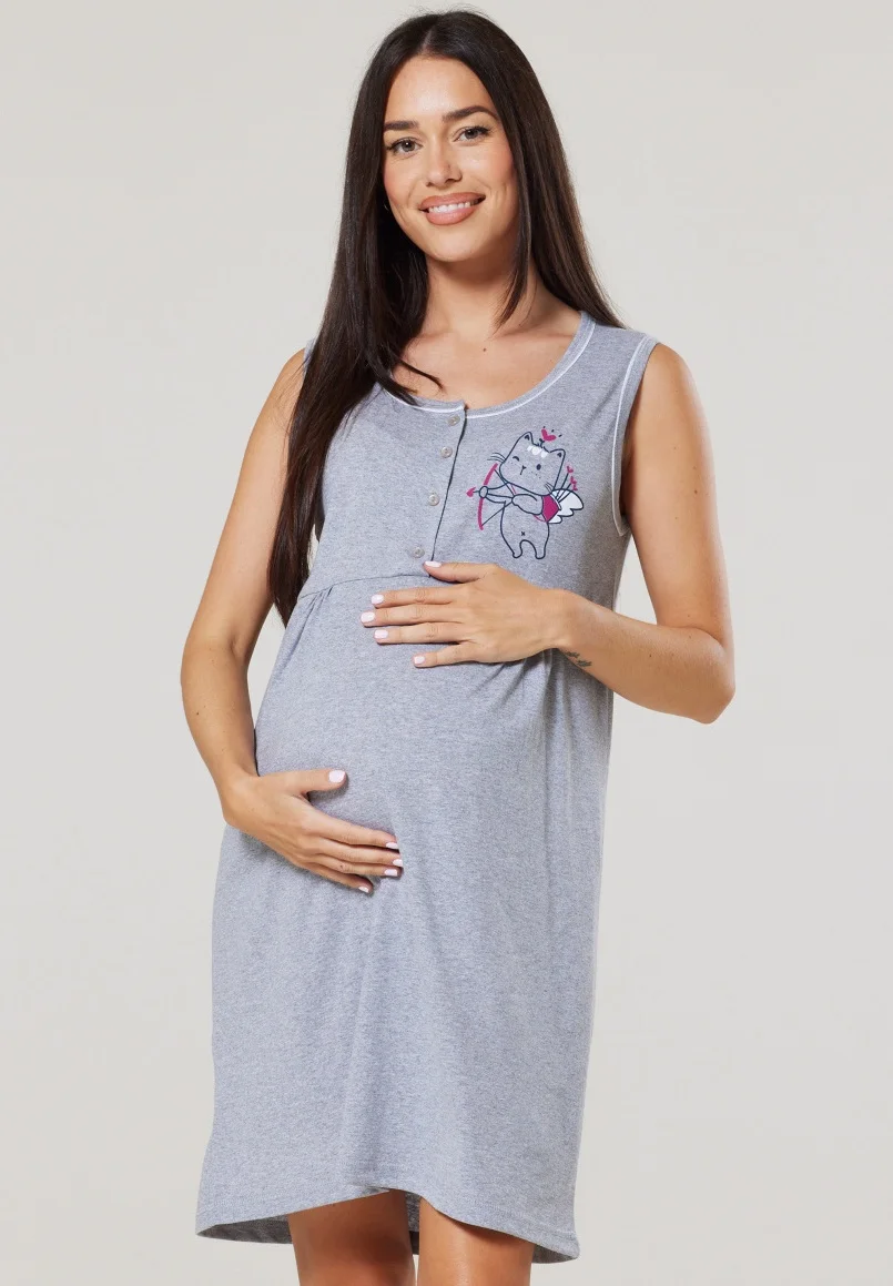 Conjunto de maternidad y hospital Happy Mama para parto y nacimiento - Camisón