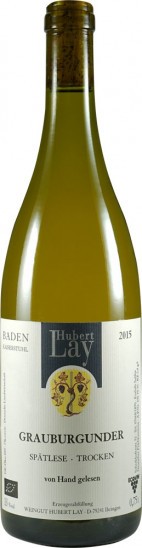 2018 Grauburgunder Spätlese trocken Bio - BIO Weingut Lay