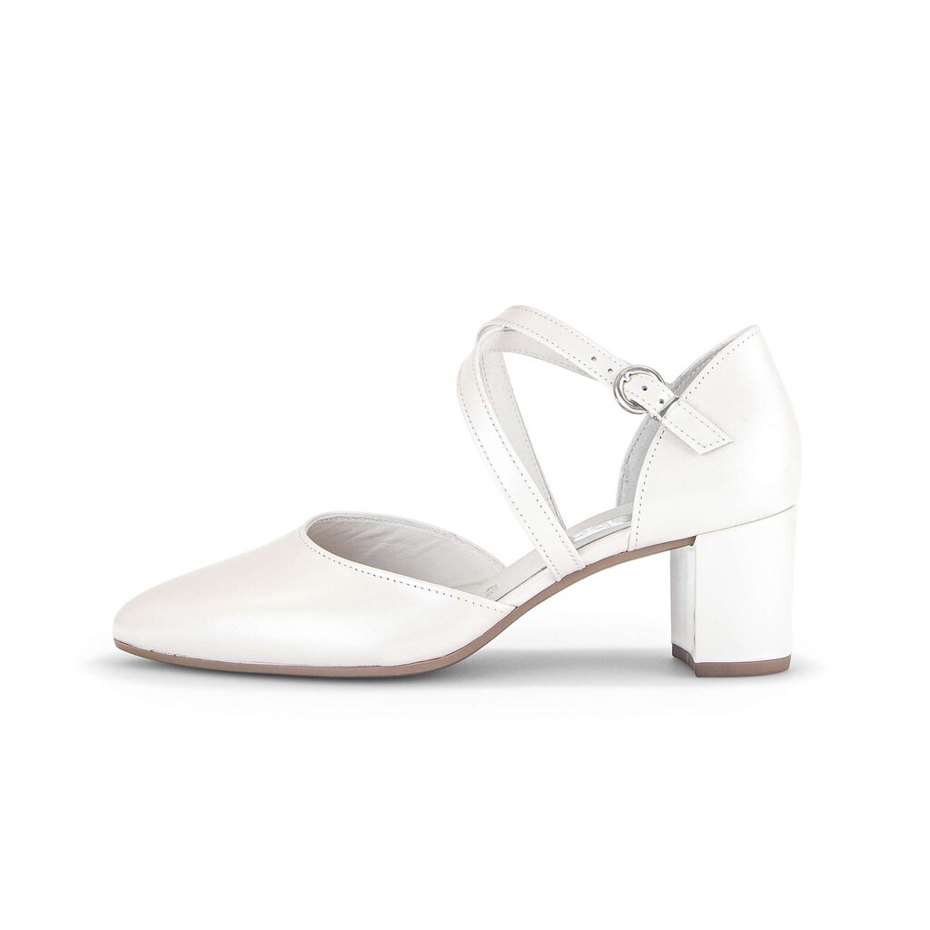 Gabor fashion Spangenpumps weiß