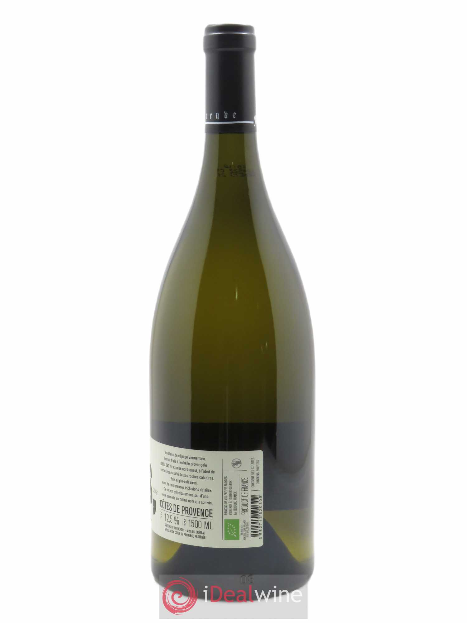 Côtes de Provence Château de Roquefort Les Genêts  2021 - Lot de 1 Magnum