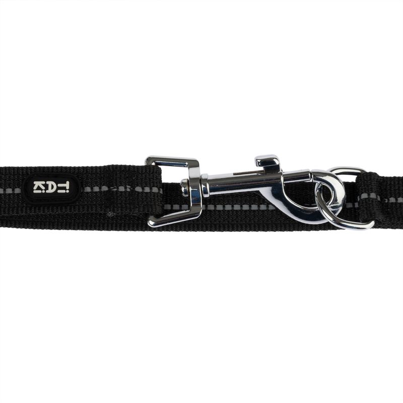 TIAKI Hundeleine Reflective Rubber, schwarz