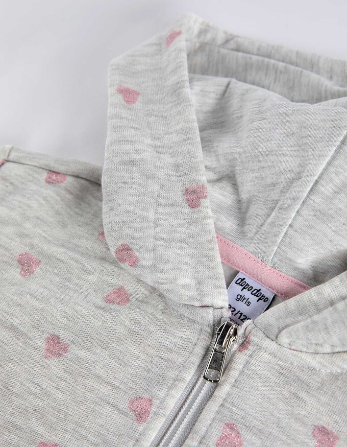 Sweatjacke - Allover-Print