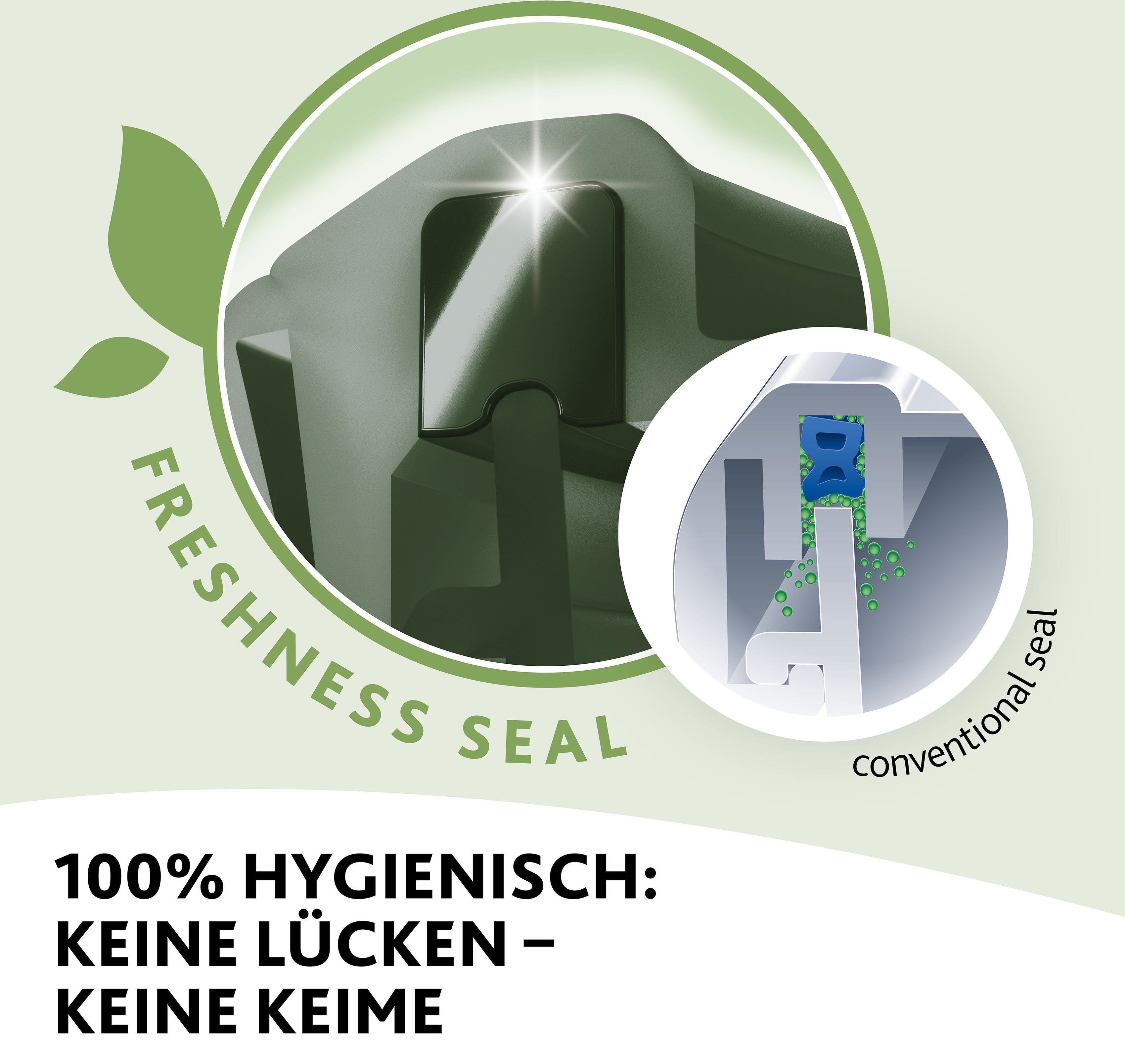 Emsa Frischhaltedose N11706 Clip & Close Eco, Polyprophylen (PP), (Set, 4-tlg), dicht/hygienisch/ mikrowellen-, gefriergeeignet